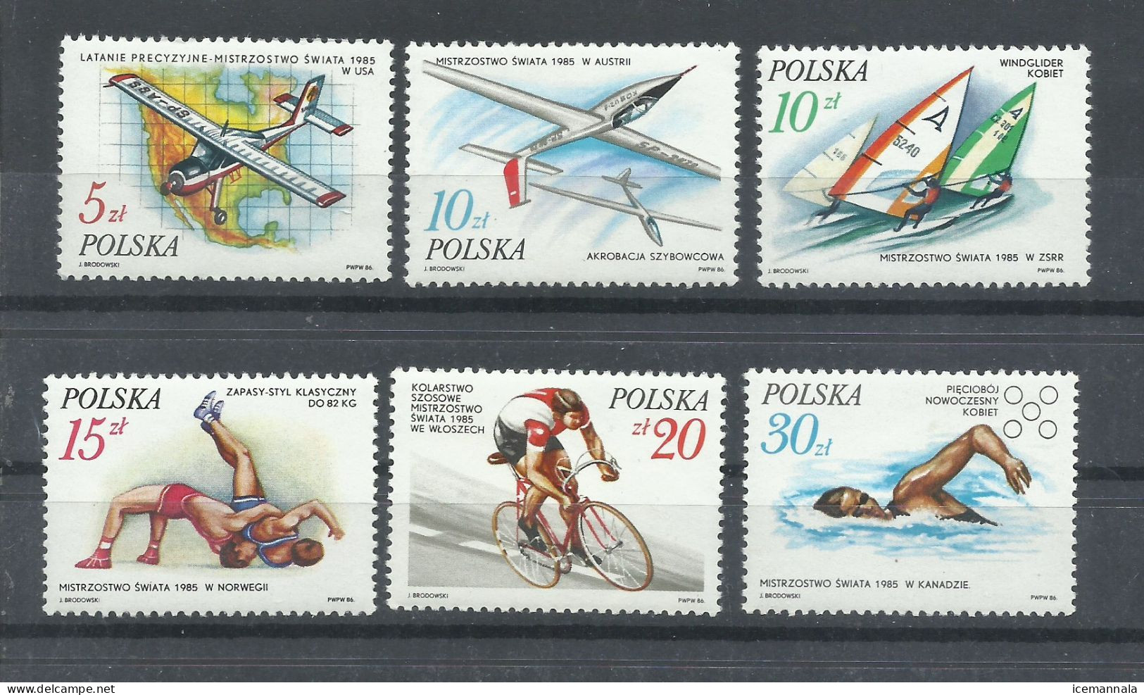 POLONIA   YVERT  2852/57   MNH  ** - Unused Stamps