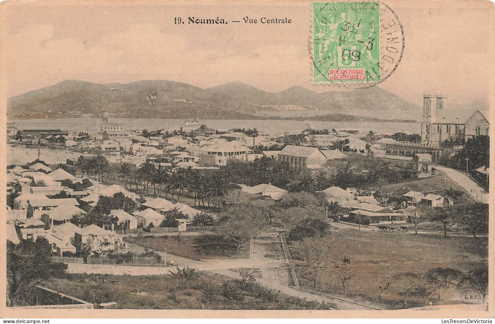 NOUVELLE CALEDONIE - Nouméa - Vue Centrale - Carte Postale Ancienne - New Caledonia