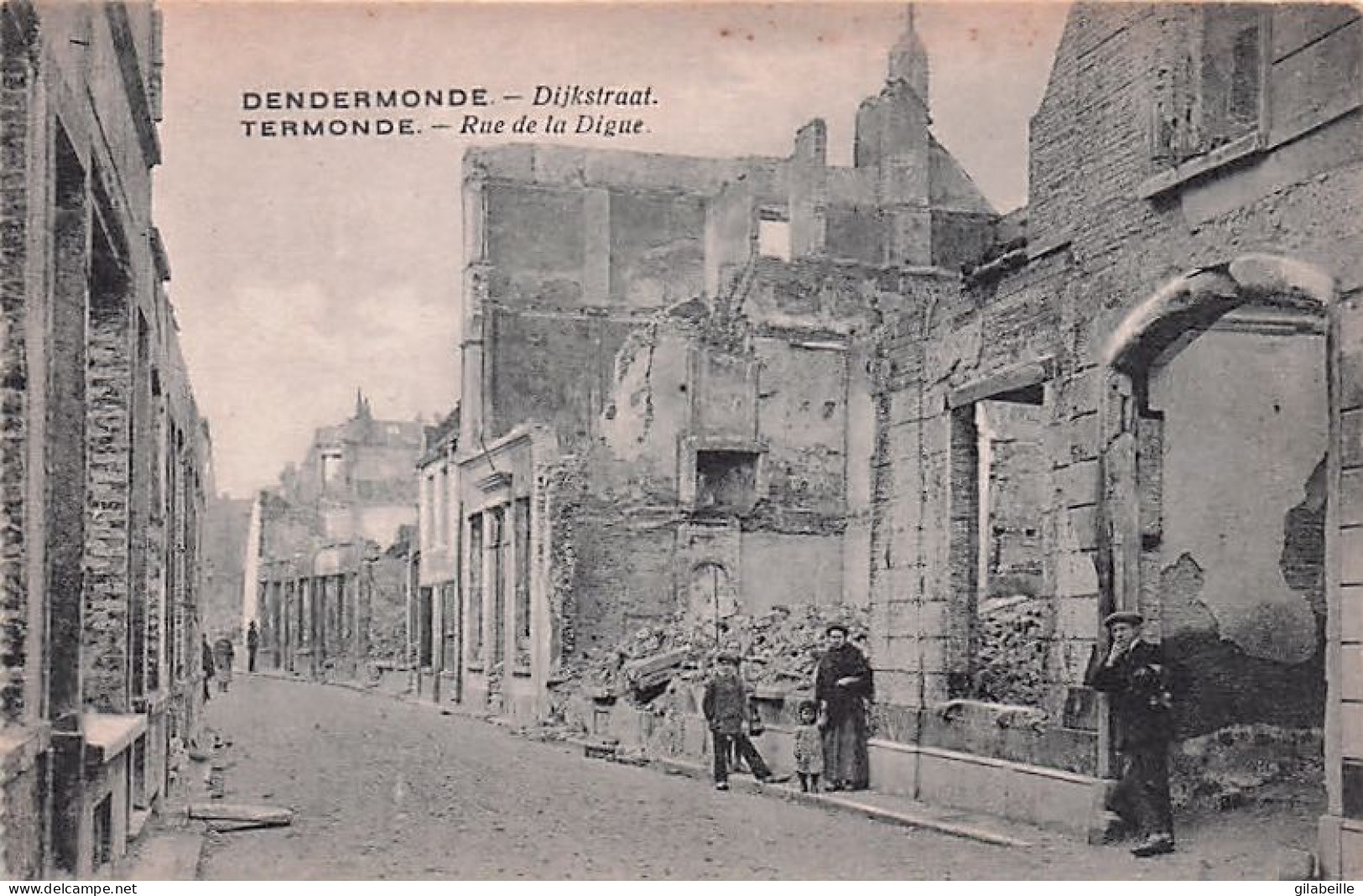 DENDERMONDE  - TERMONDE - Rue De La Digue - Dijkstraat - Dendermonde