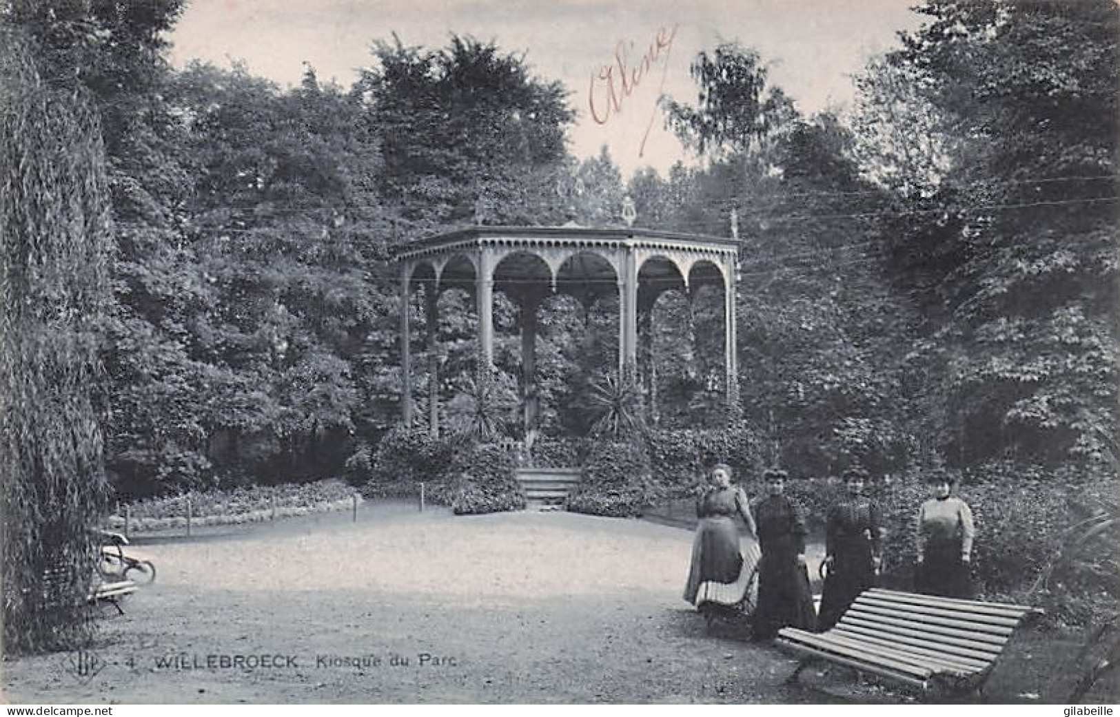  Antwerpen - Anvers -  Willebroek - Willebroeck  - Le Kiosque Des Musiciens Au Parc De L'usine Veuve Louis De Naeyer   - Willebroek