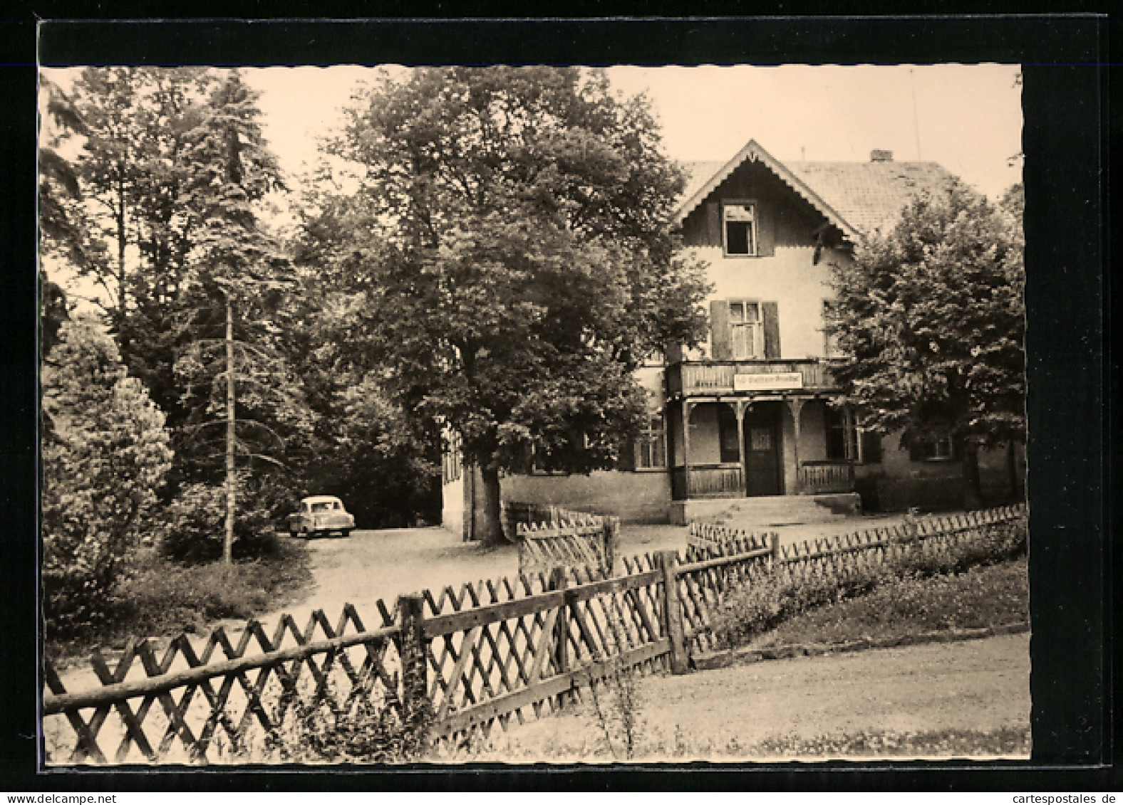 AK Bad Salzungen /Thür., Waldgaststätte Grundhof  - Bad Salzungen