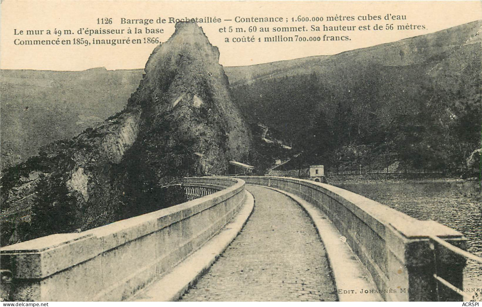 42 Loire Barrage De Rochetaillée       N° 9 \MN6042 - Rochetaillee