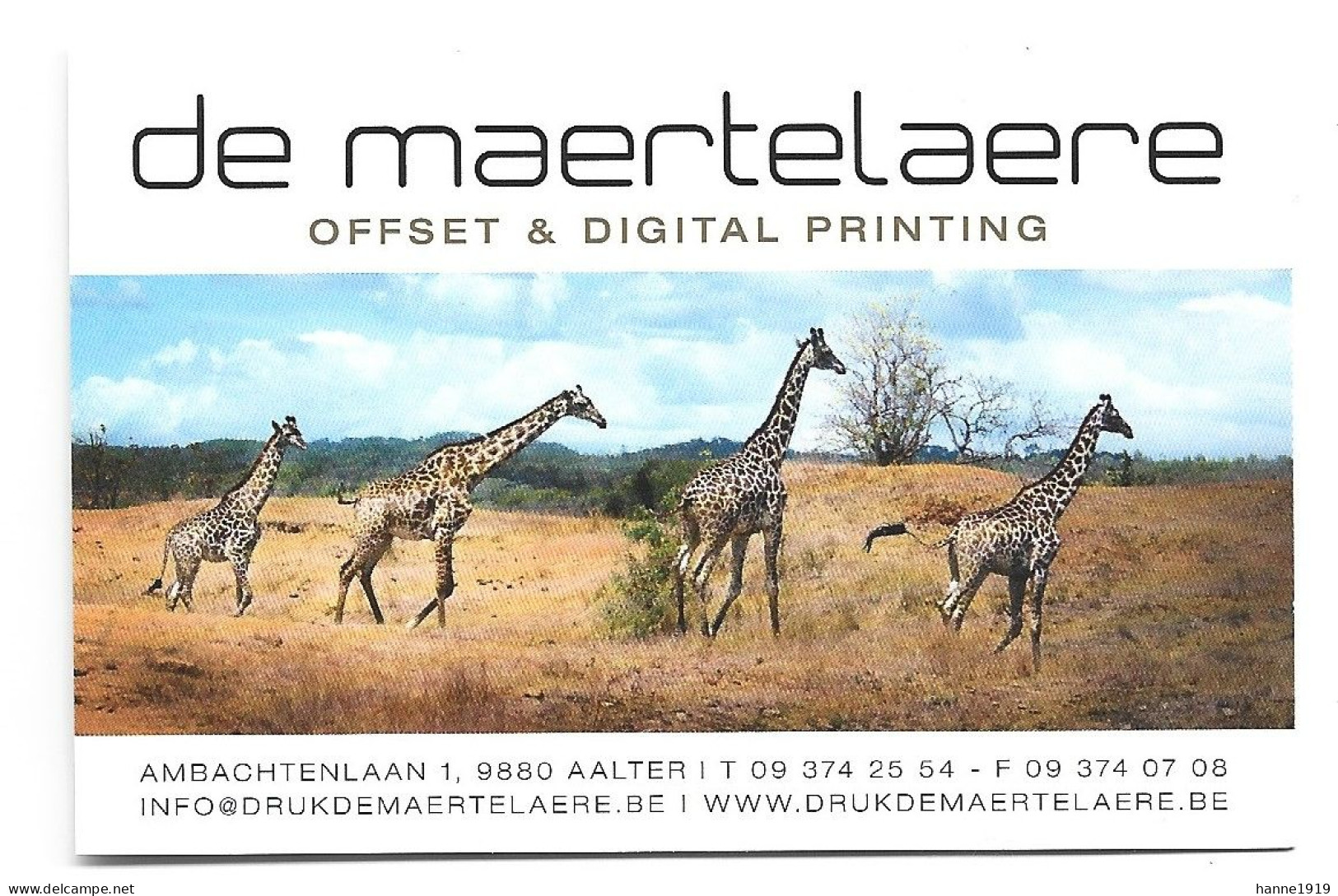 Aalter Ambachtenlaan De Maertelaere Kalender 2015 Calendrier Htje - Small : 2001-...