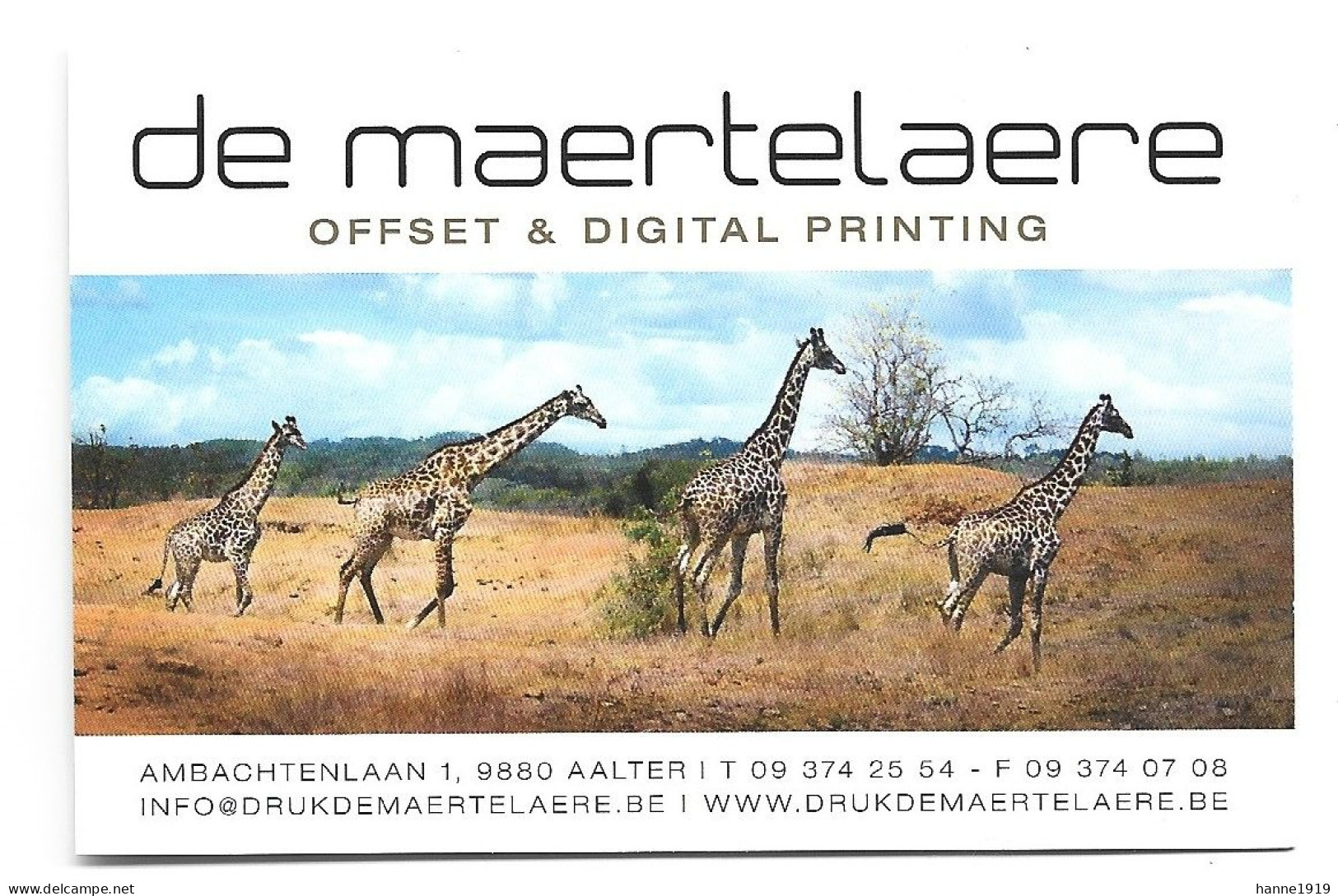 Aalter Ambachtenlaan De Maertelaere Kalender 2015 Calendrier Htje - Tamaño Pequeño : 2001-...