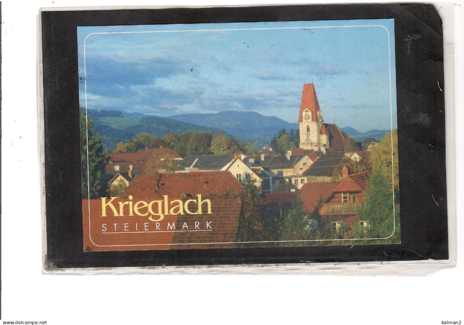 TEM20470 - KRIEGLACH 15.5.1993  /  89. BALLONPOSTFLUG -  NETTO KATALOG NR. 89b   - BALLON "  OE-ZCW " - Montgolfier