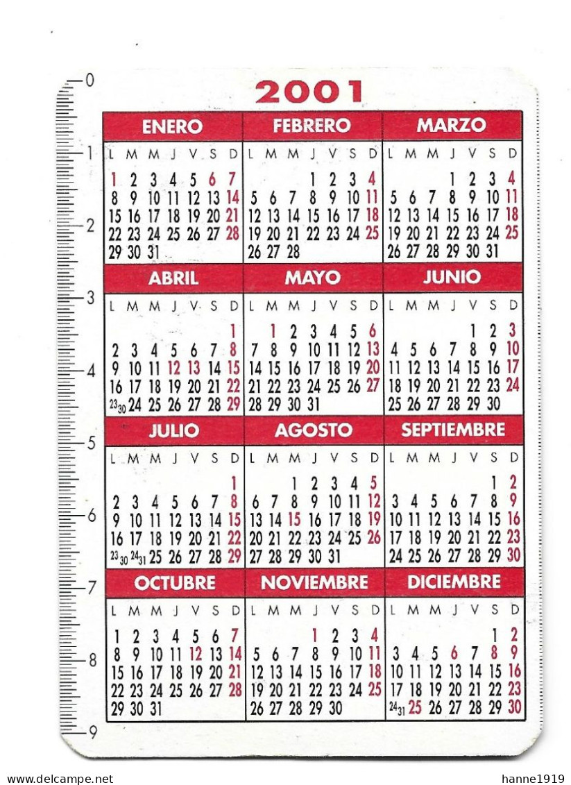 Benidorm La Molinera Calzados Shoes Kalender 2001 Calendar Htje - Klein Formaat: 2001-...