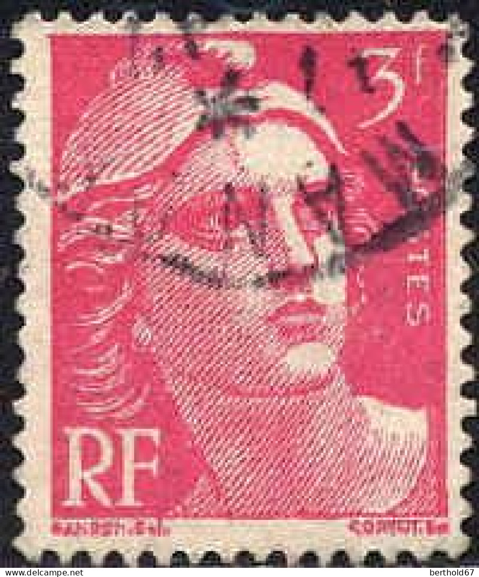 France Poste Obl Yv: 716 Mi:690 Marianne De Gandon (cachet Rond) - Used Stamps
