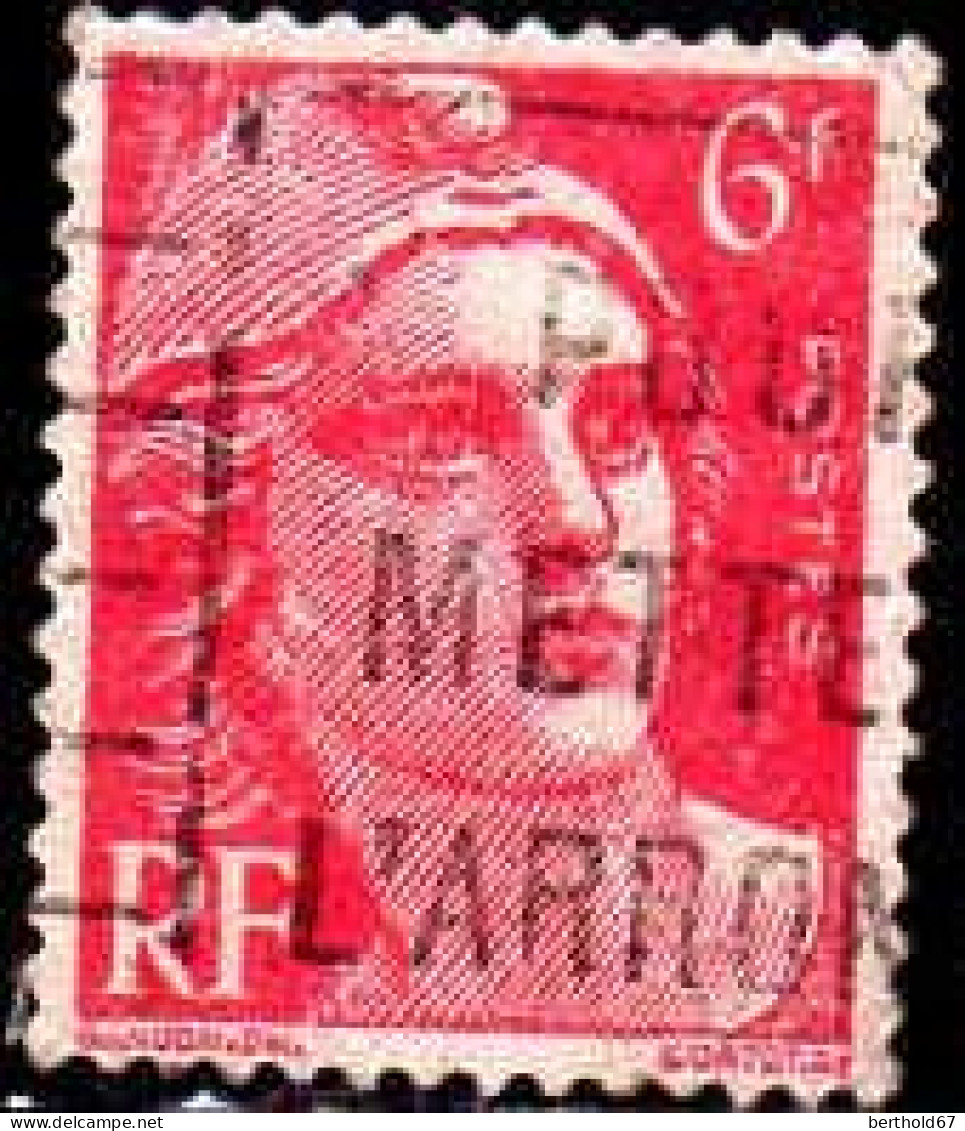 France Poste Obl Yv: 721A Mi:801 Marianne De Gandon (Belle Obl.mécanique) - Used Stamps