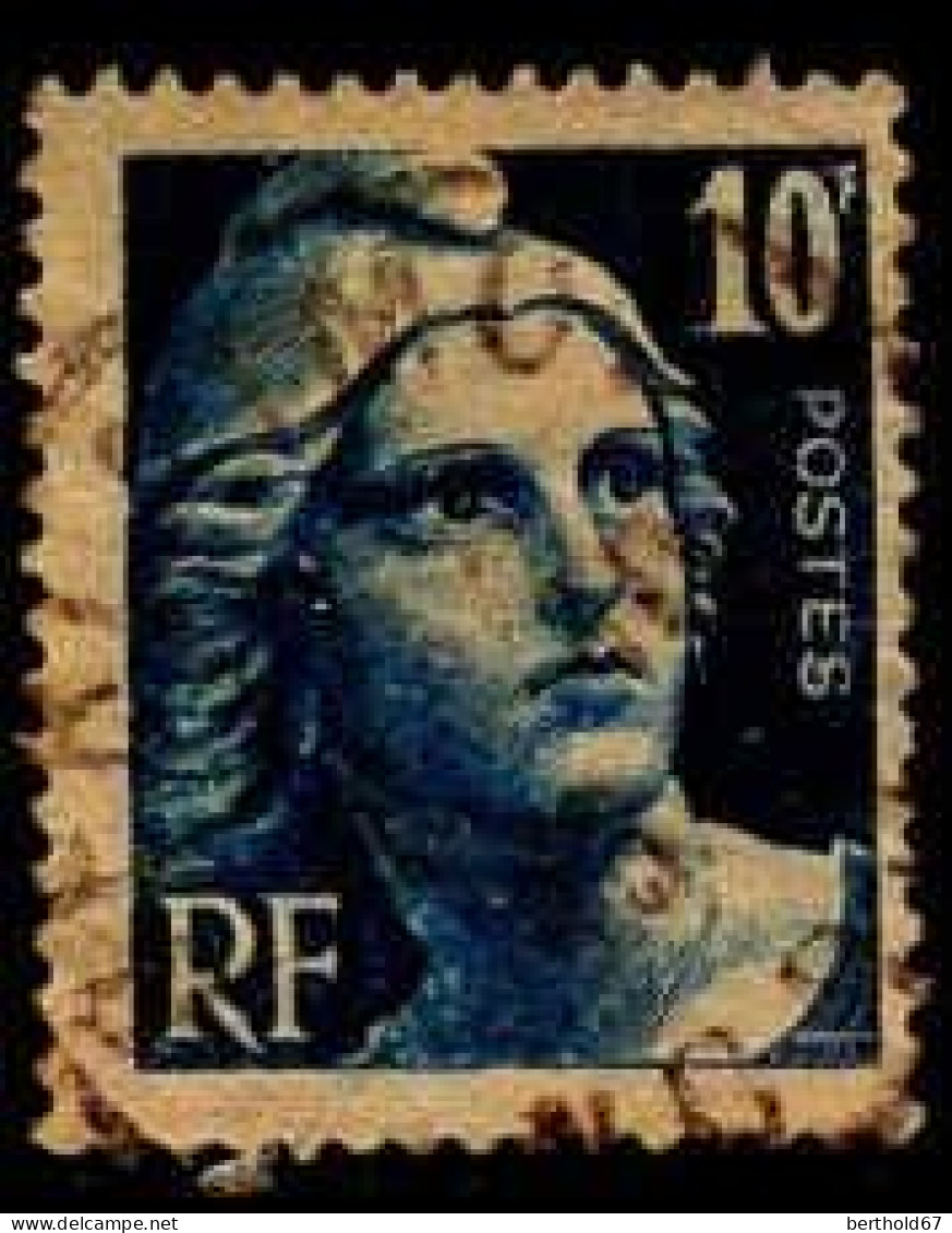 France Poste Obl Yv: 726 Mi:699 Marianne De Gandon T-douce (Beau Cachet Rond) - Used Stamps