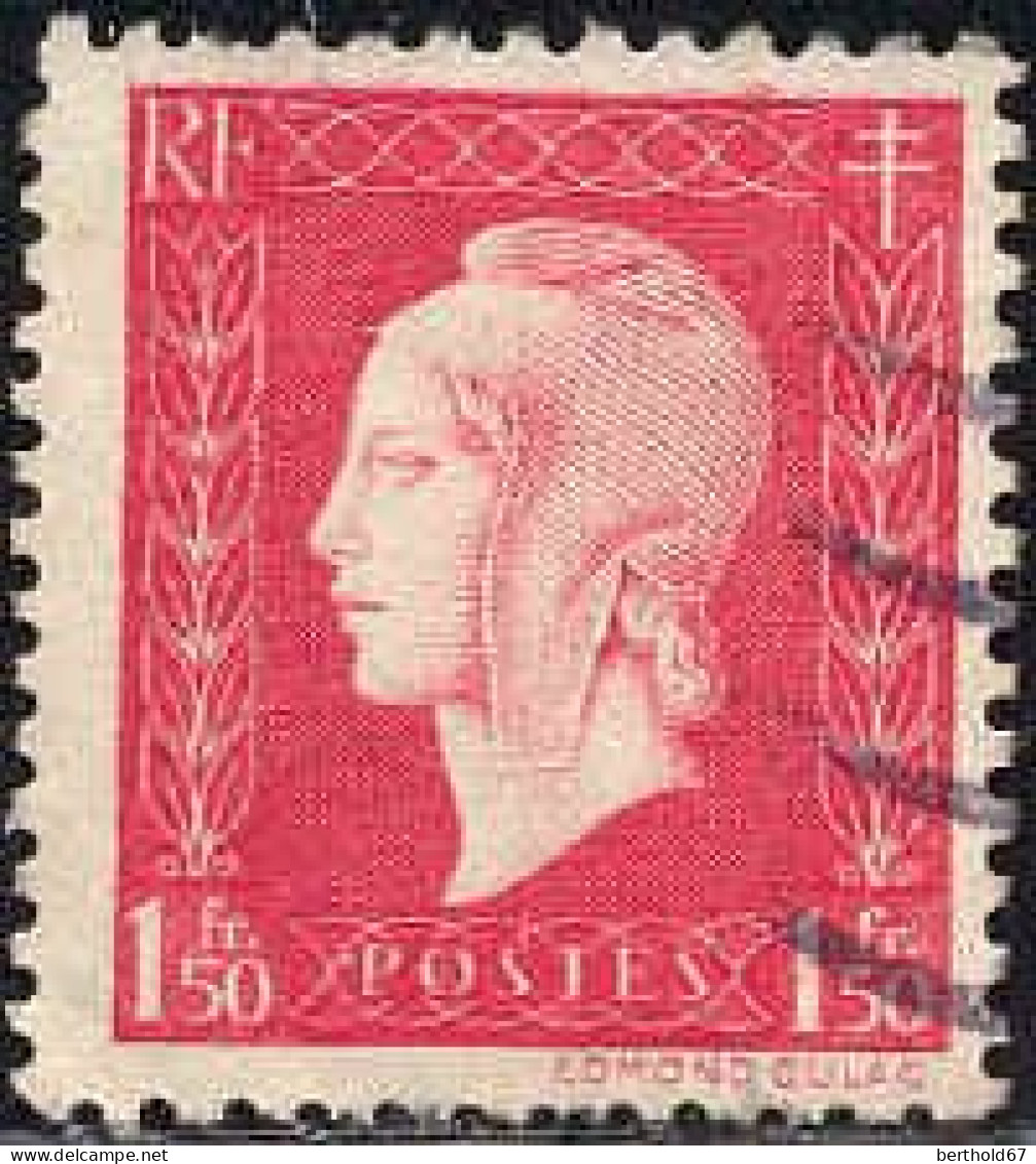 France Poste Obl Yv: 691 Mi:718 Marianne De Londres Dulac (Lign.Ondulées) - Used Stamps