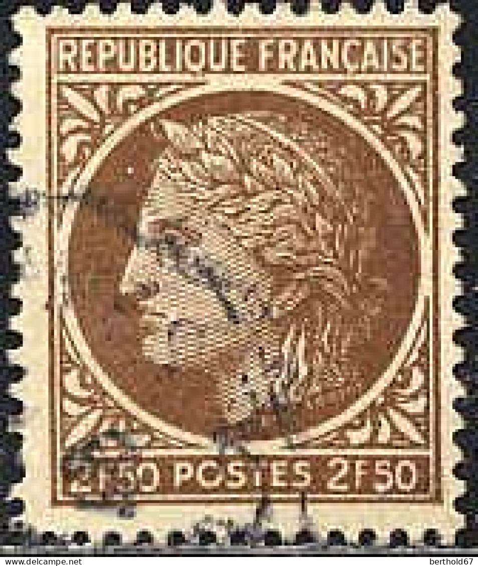 France Poste Obl Yv: 681 Mi:688 Cérès De Mazelin (cachet Rond) - Used Stamps