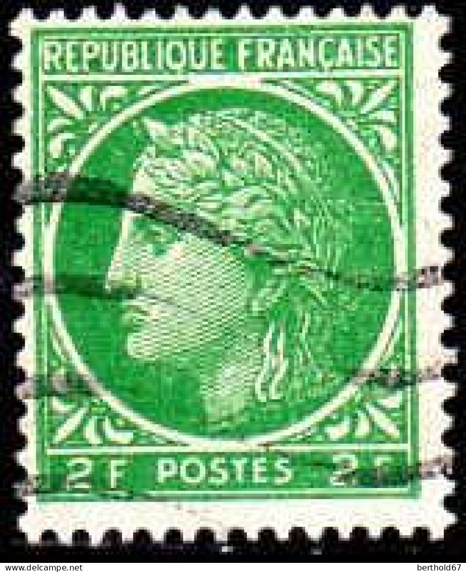 France Poste Obl Yv: 680 Mi:686 Cérès De Mazelin (Lign.Ondulées) - Used Stamps