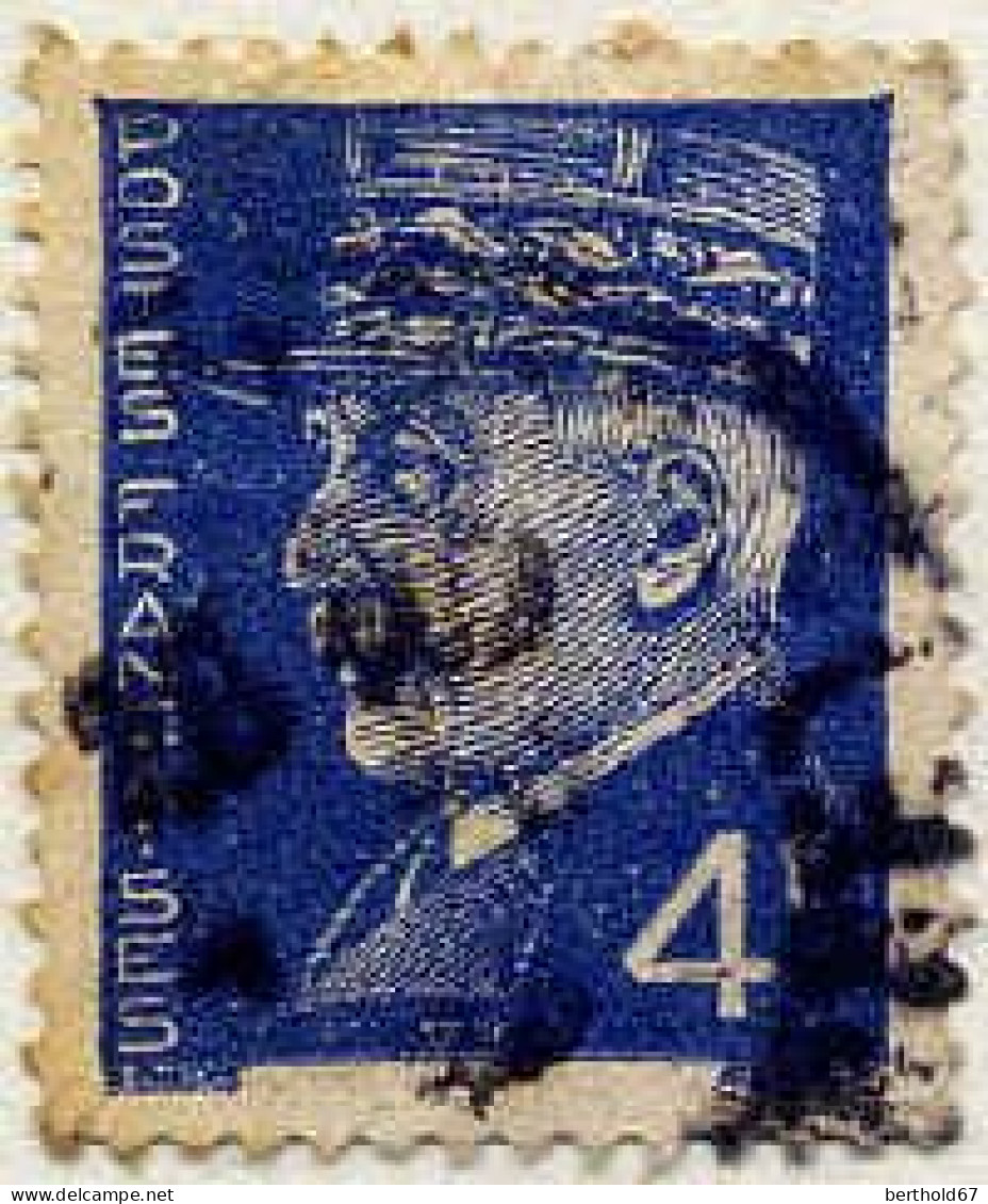 France Poste Obl Yv: 521A Mi:579 Philippe Pétain D'Hourriez (cachet Rond) - Gebraucht