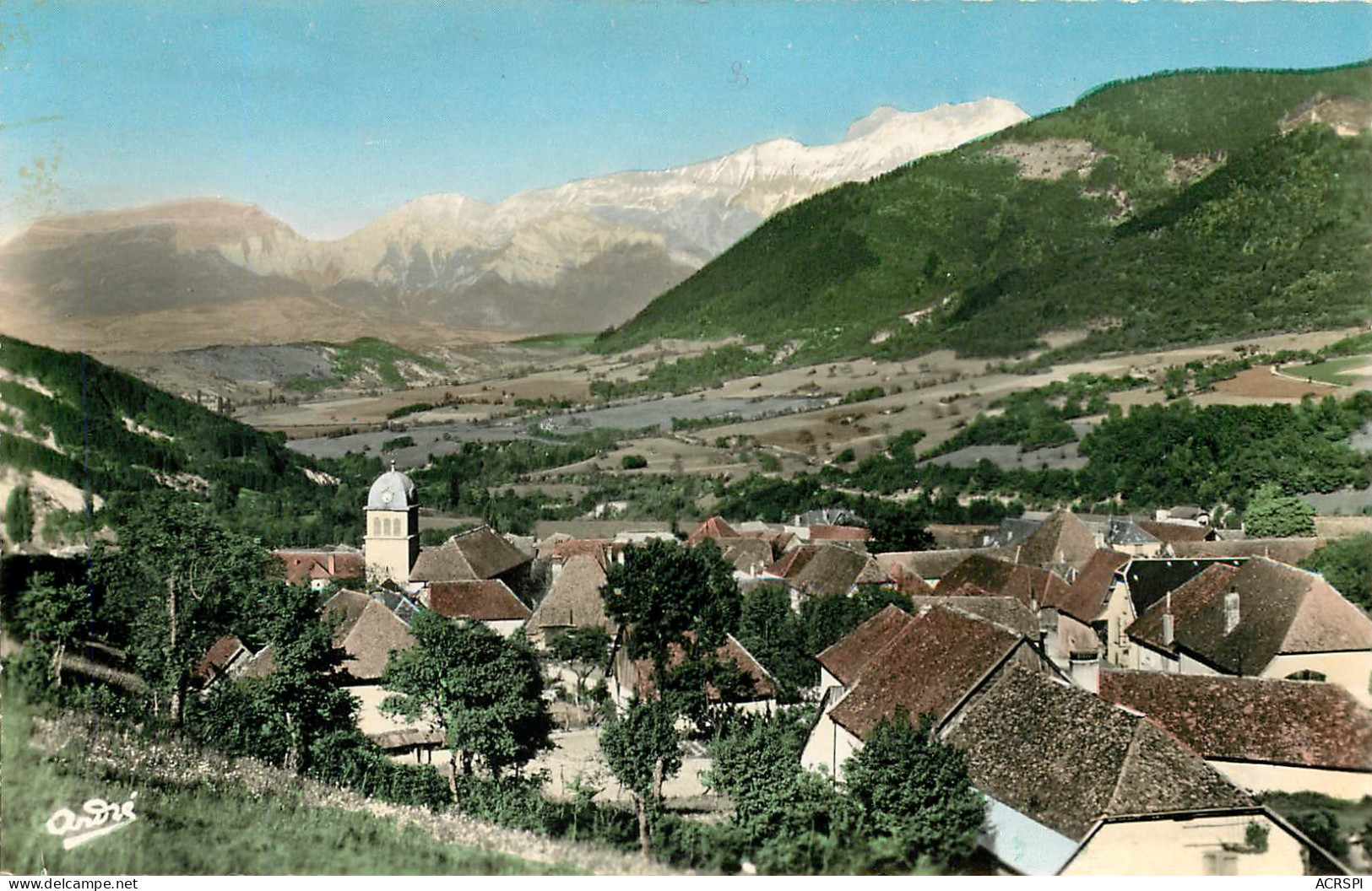  ISERE LALLEY Les Belles Alpes Françaises Vue Generale Chatel Et L'obiou Carte Dentelée (scan Recto-verso) KEVREN0221 - Laffrey