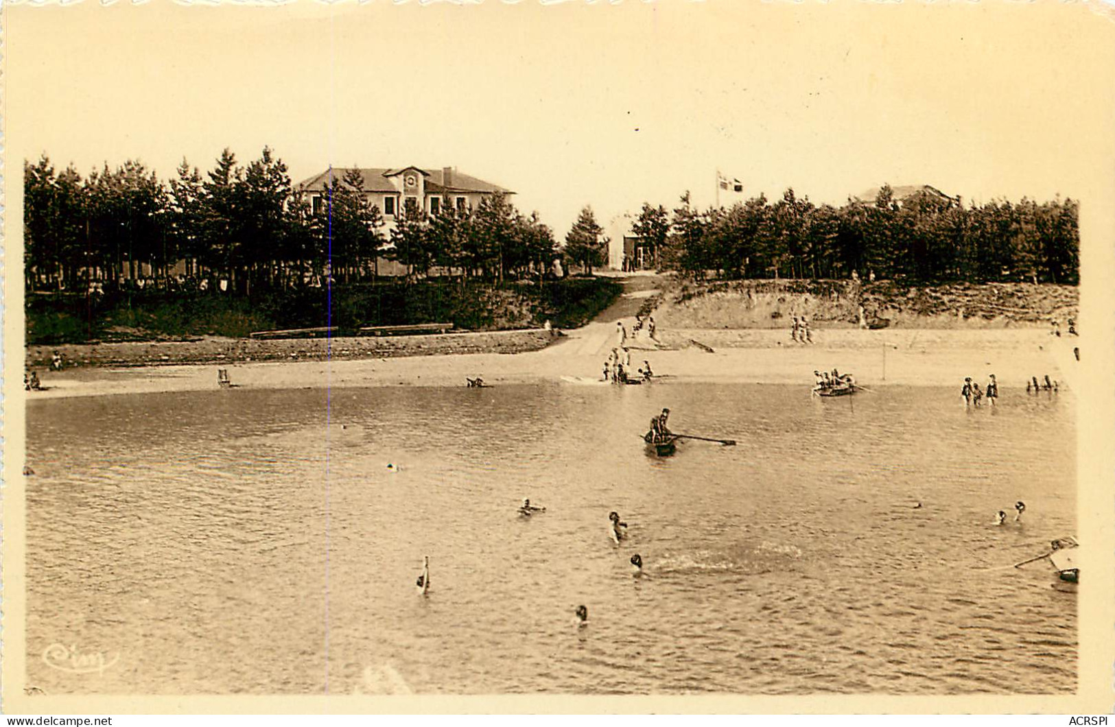 HAUTE GARONNE ST FERREOL La Plage Carte Dentelée (scan Recto-verso) KEVREN0225 - Saint Ferreol