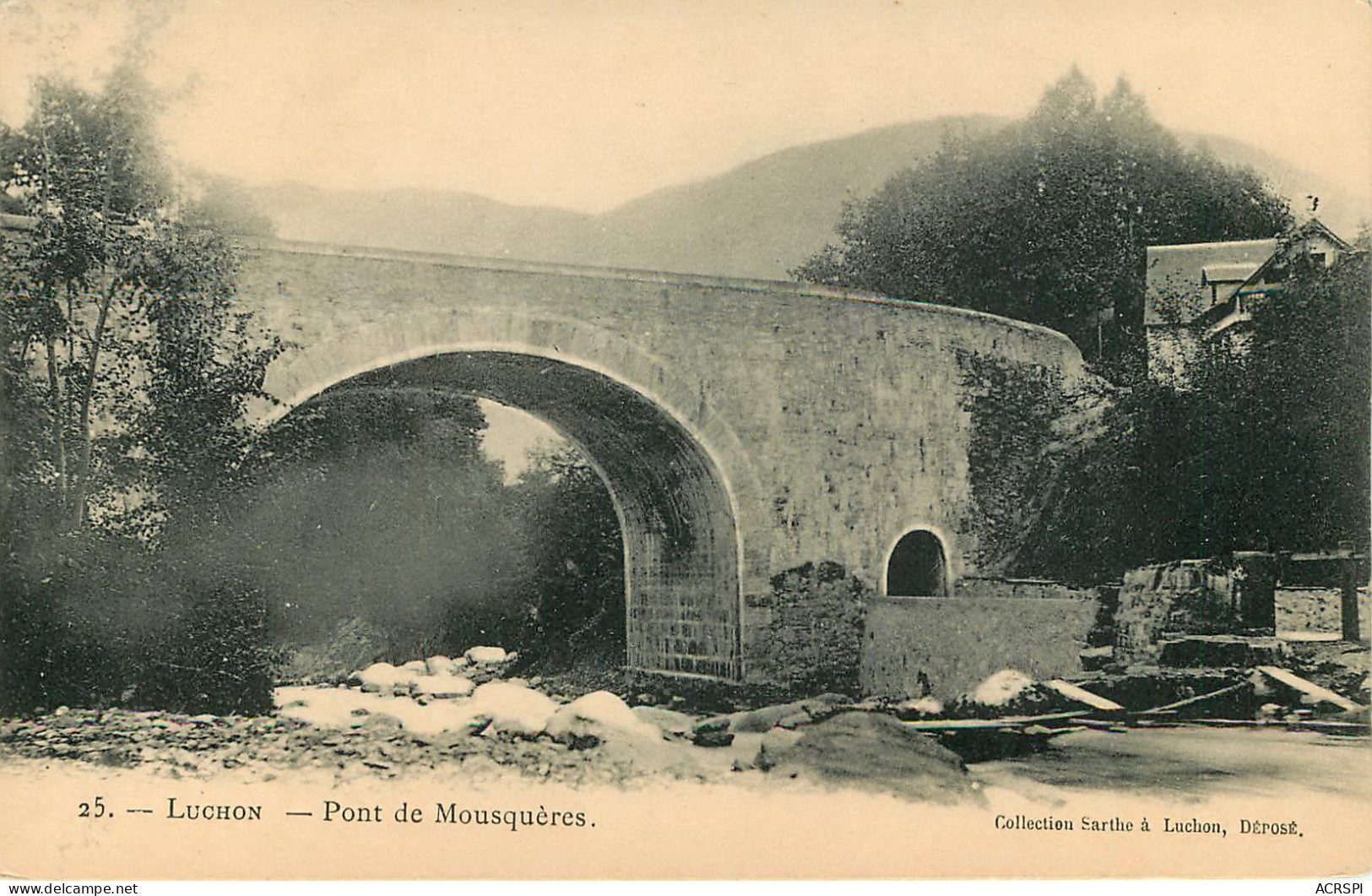 HAUTE GARONNE LUCHON PONT DE MOUSQUERES    (scan Recto-verso) KEVREN0225 - Saint Gaudens