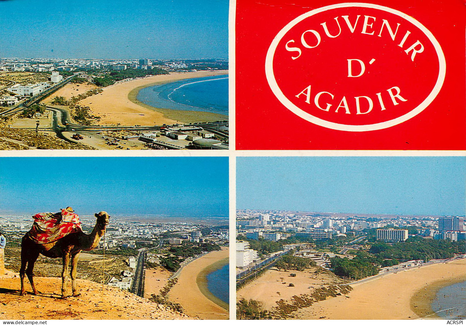 Agadir, Vue Panoramique, La Plage (scan Recto-verso) KEVREN0240 - Agadir