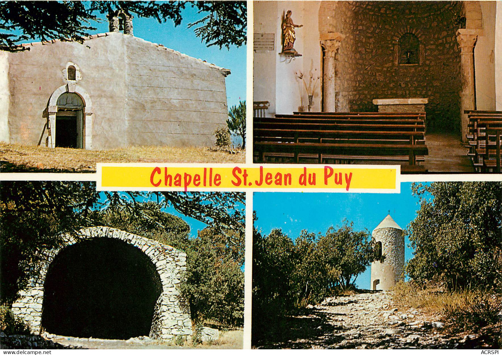 Trets En Provence, Vallée De L'Arc,Hermitage De Saint Jean Du Puy (scan Recto-verso) KEVREN0244 - Trets