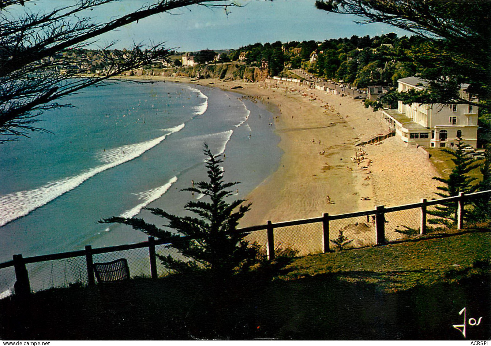 Crozon-Morgat, La Grande Plage Et L'hôtel De Mer (scan Recto-verso) KEVREN0247 - Crozon