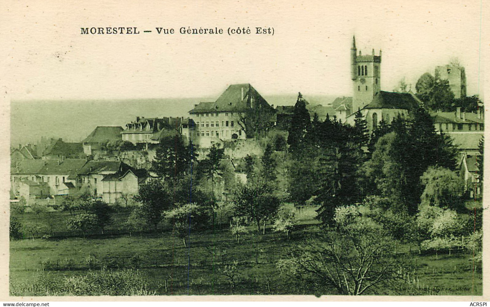 ISERE MORESTAL VUE GENERALE  (scan Recto-verso) KEVREN0274 - Morestel