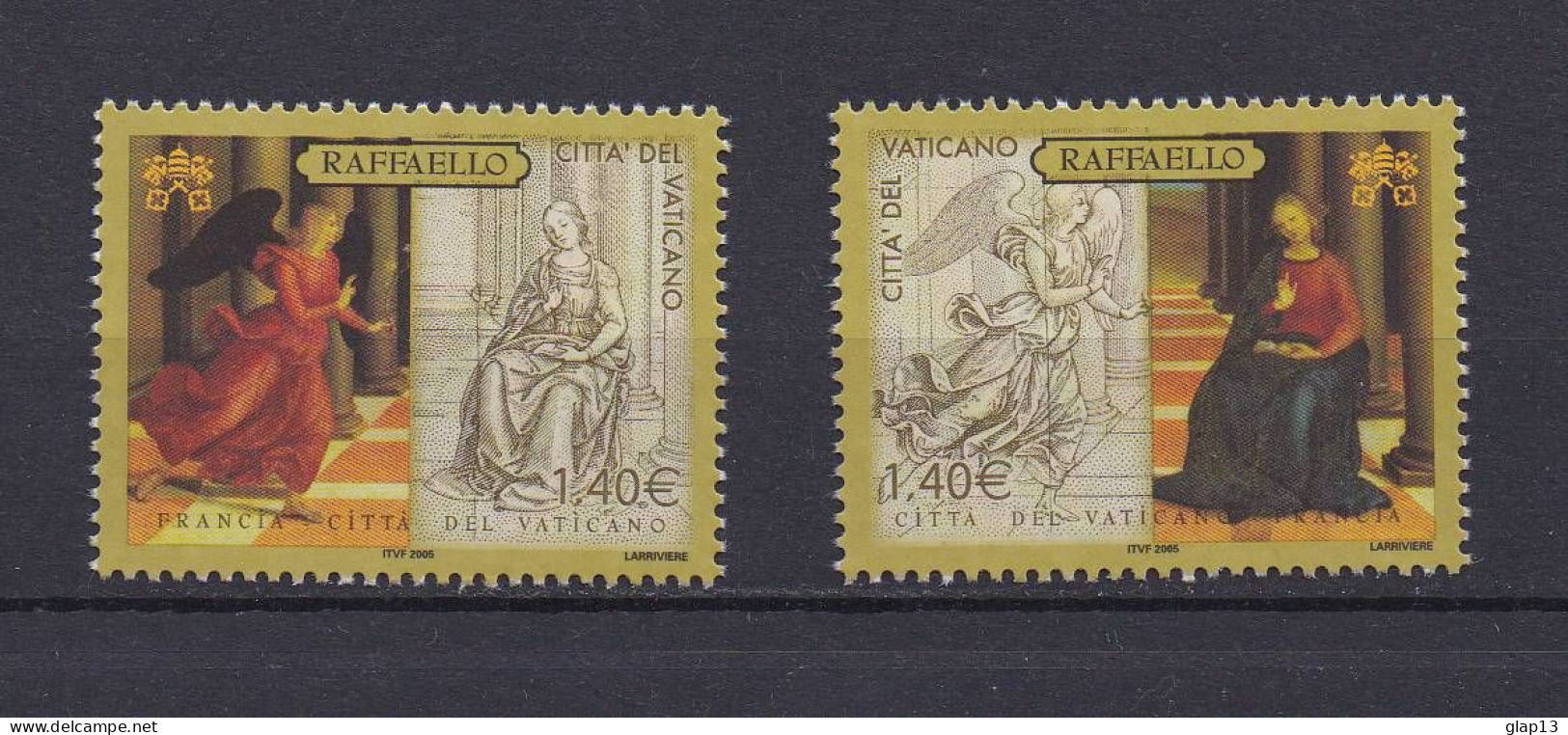 VATICAN 2005 TIMBRE N°1389/90 NEUF** RAPHAEL - Ongebruikt