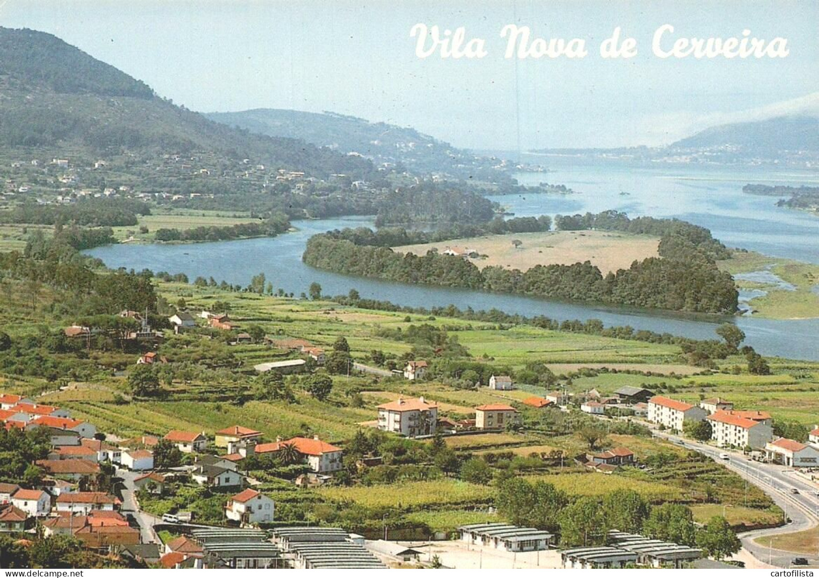 VILA NOVA DE CERVEIRA - Ilha Da Boega No Rio Minho  (2 Scans) - Viana Do Castelo