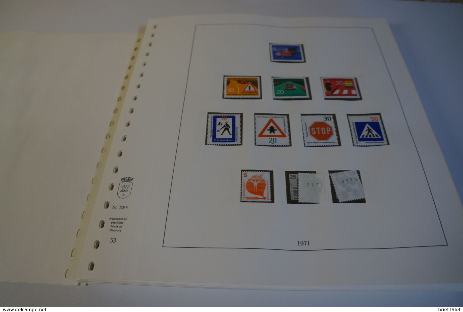 Bund Jahrgang 1971-1979 Postfrisch Komplett Inkl. Lindner T (27525) - Sammlungen