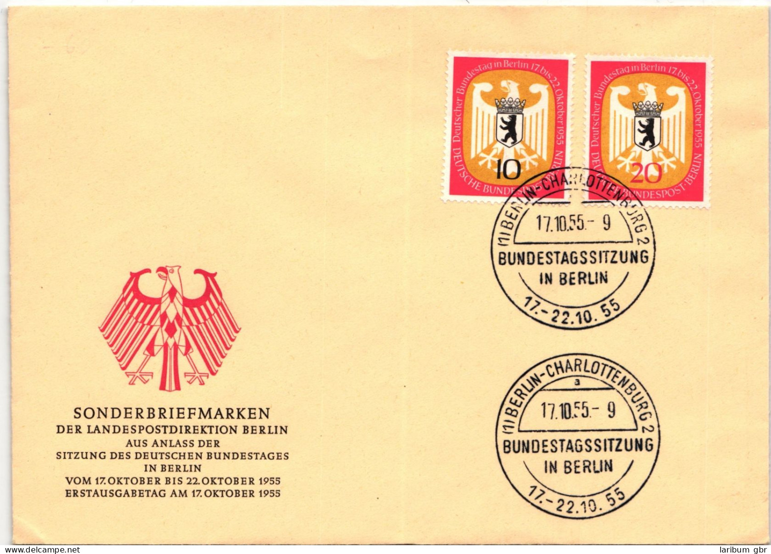 Berlin 129-130 Als Ersttagsbrief #JD800 - Other & Unclassified