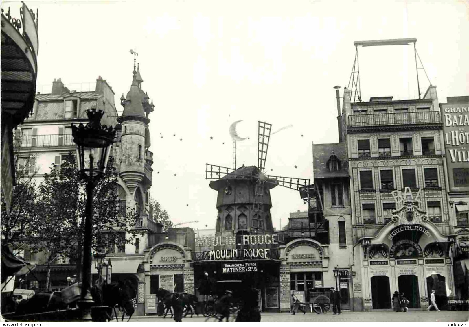 Reproduction CPA - 75 Paris - Place Blanche - Le Moulin Rouge - Paris 1900 - 12 - CPM - Carte Neuve - Voir Scans Recto-V - Unclassified