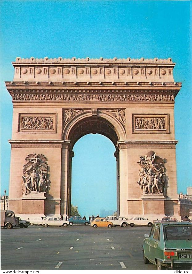 Automobiles - Paris - L'Arc De Triomphe - CPM - Carte Neuve - Voir Scans Recto-Verso - PKW