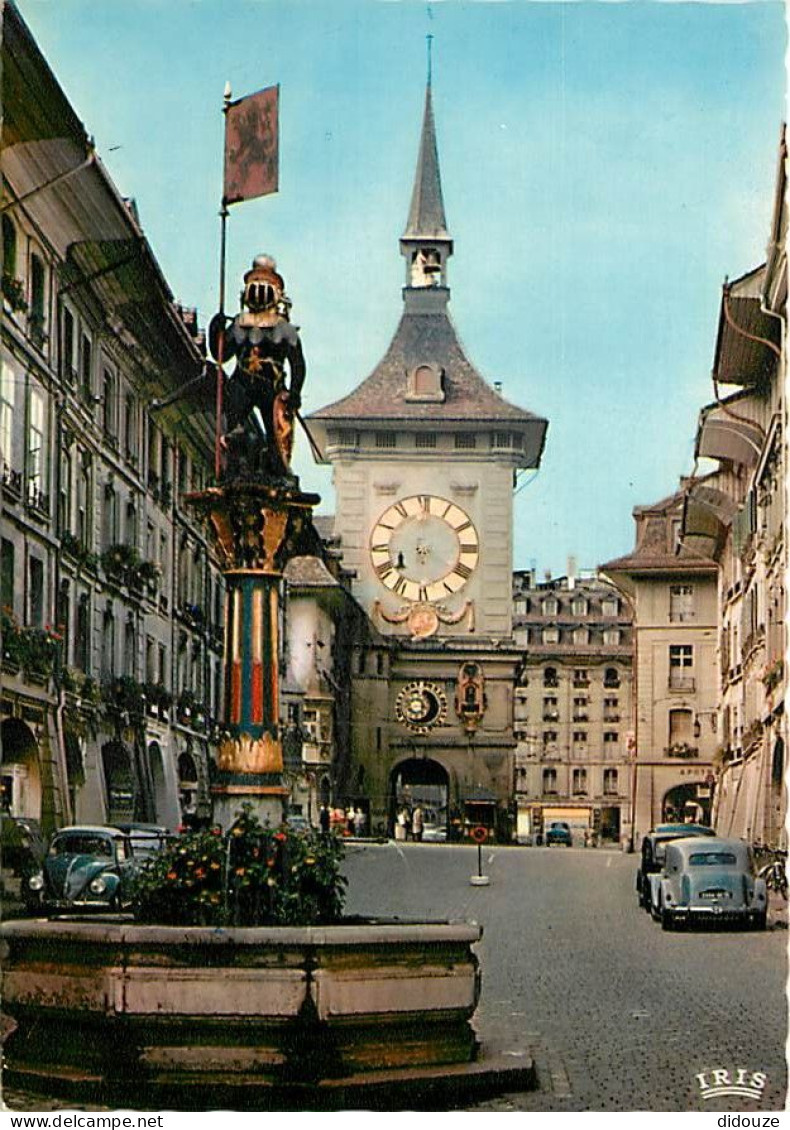 Automobiles - Suisse - Bern - Zylglogge - La Tour De L'Horloge - Carte Neuve - CPM - Voir Scans Recto-Verso - PKW