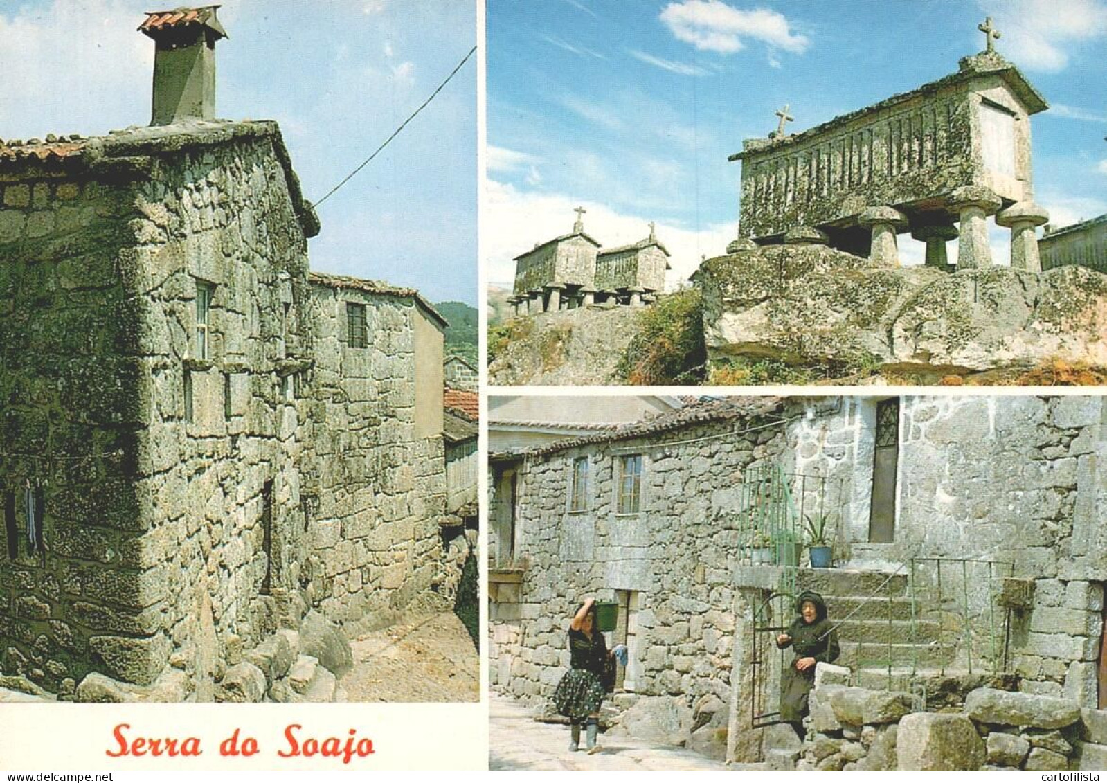 ARCOS DE VALDAVEZ - Aspetos Da Vila Do Soajo, Espigueiros  (2 Scans) - Viana Do Castelo