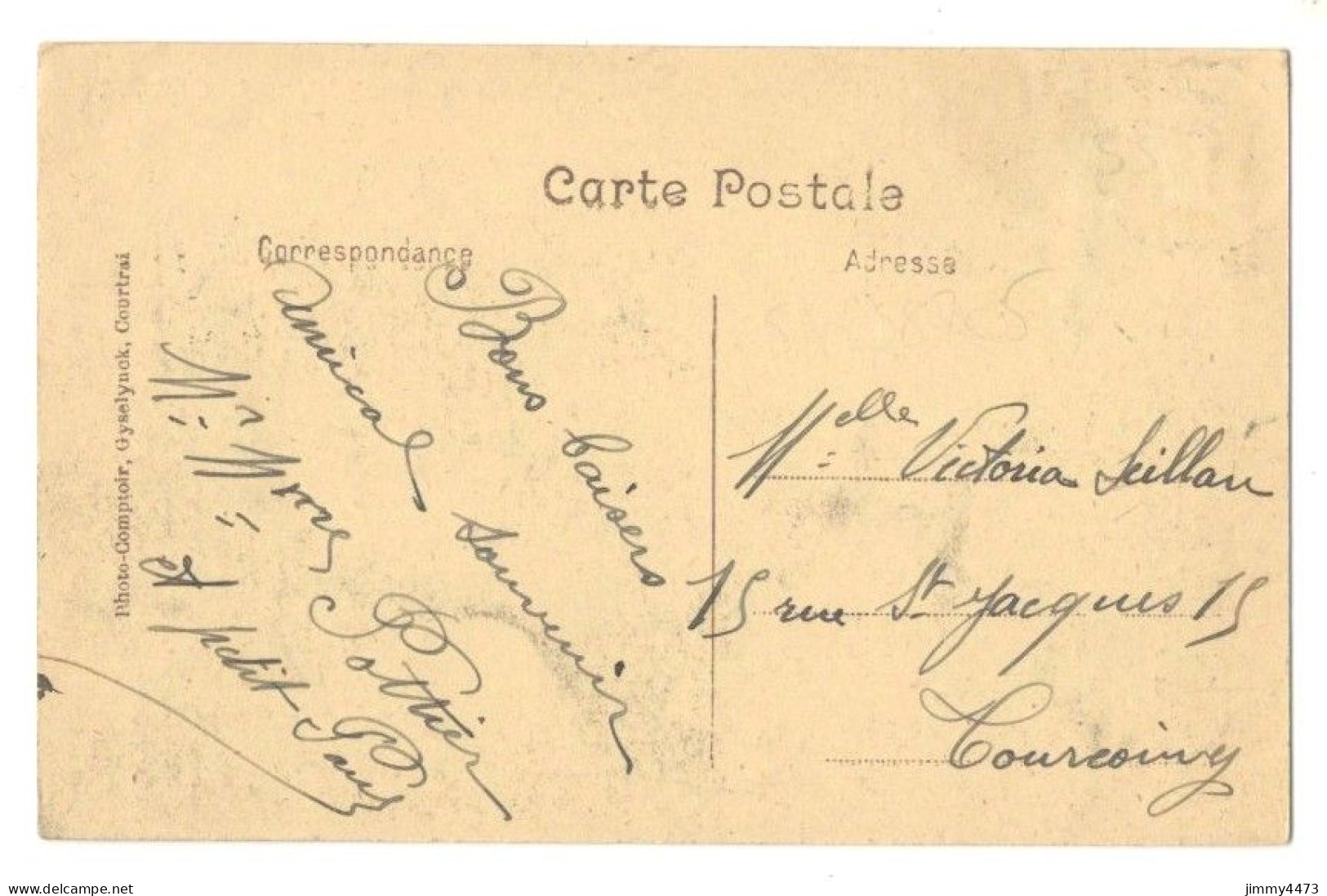 CPA - MONT-DE-L'ENCLUS En 1924  ORROIR Villa De Mr. Roger ( Bien Animée ) N°9 - Edit. Albert - Photo-Comptoir  Gyselynck - Mont-de-l'Enclus