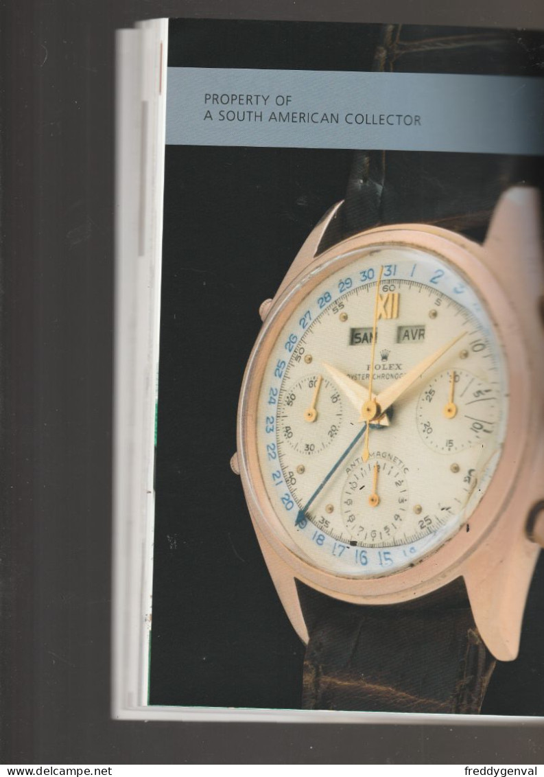 MONTRES CHRISTIE,S CATALOGUE DE VENTE IMPORTANT WATCHES NEW YORK 2013 - Books On Collecting
