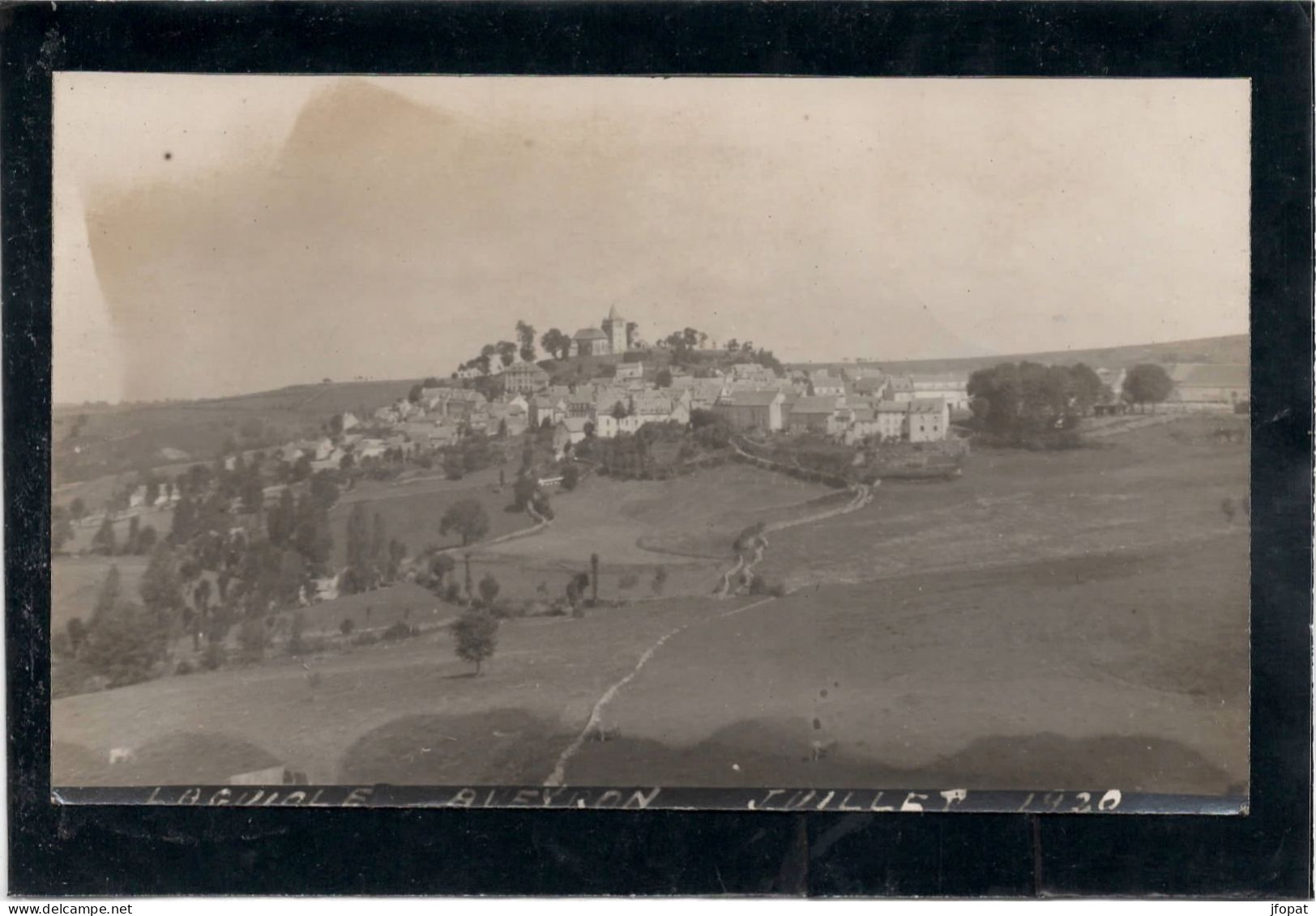 12 AVEYRON - LAGUIOLE Carte Photo - Laguiole