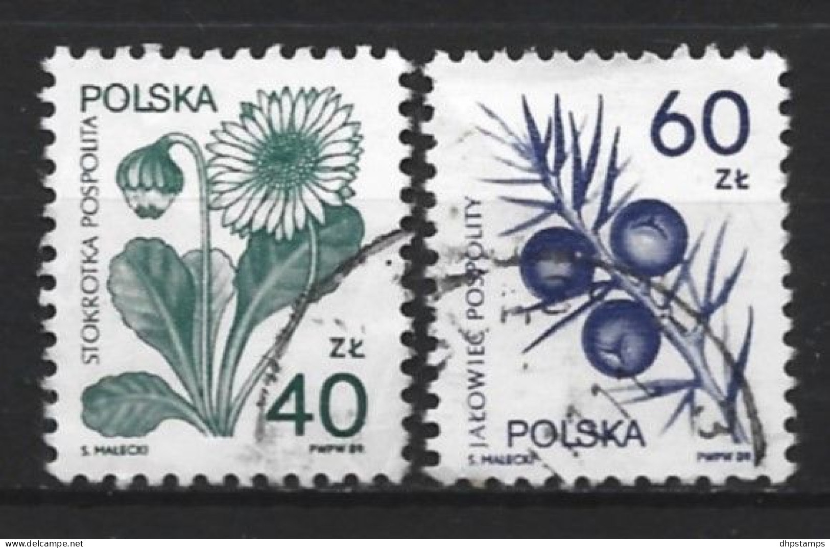 Polen 1989 Plant Y.T. 3024/3025 (0) - Used Stamps