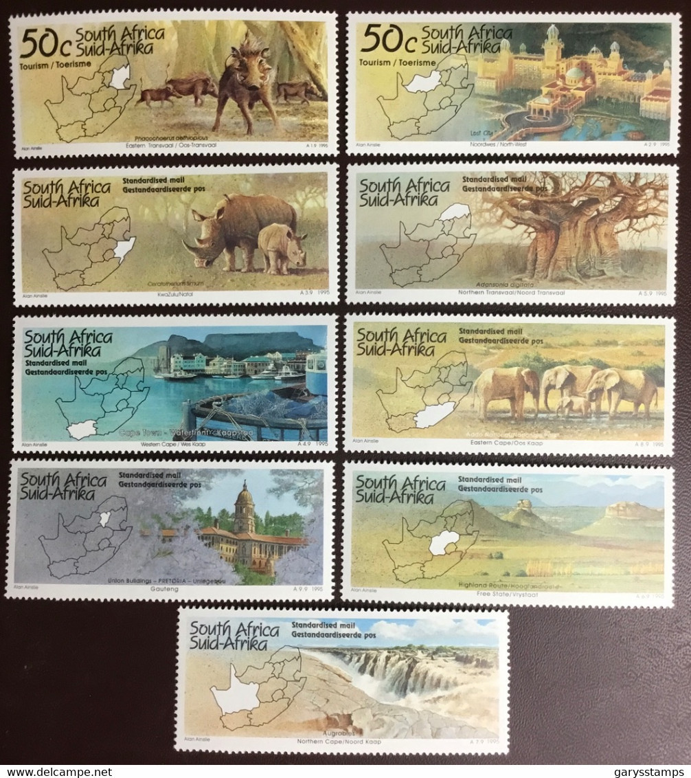 South Africa 1995 Tourism Set Animals Trees MNH - Unused Stamps