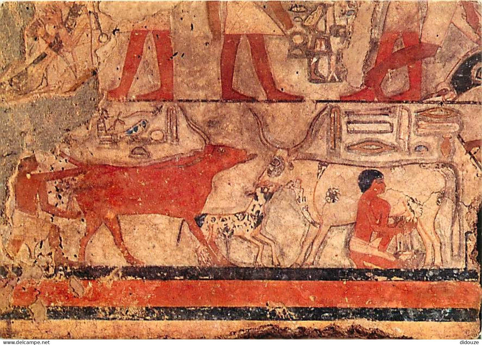 Art - Antiquité - Egypte - Musée Du Louvre - Département Des Antiquités égyptiennes - Scènes D'élevage (traite Et Délivr - Antiek