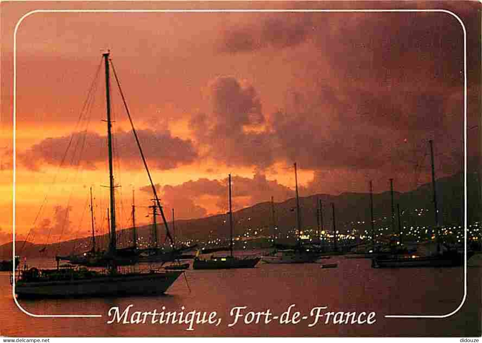 Martinique - Fort De France - Coucher De Soleil Sur La Baie Des Flamands - CPM - Voir Scans Recto-Verso - Fort De France