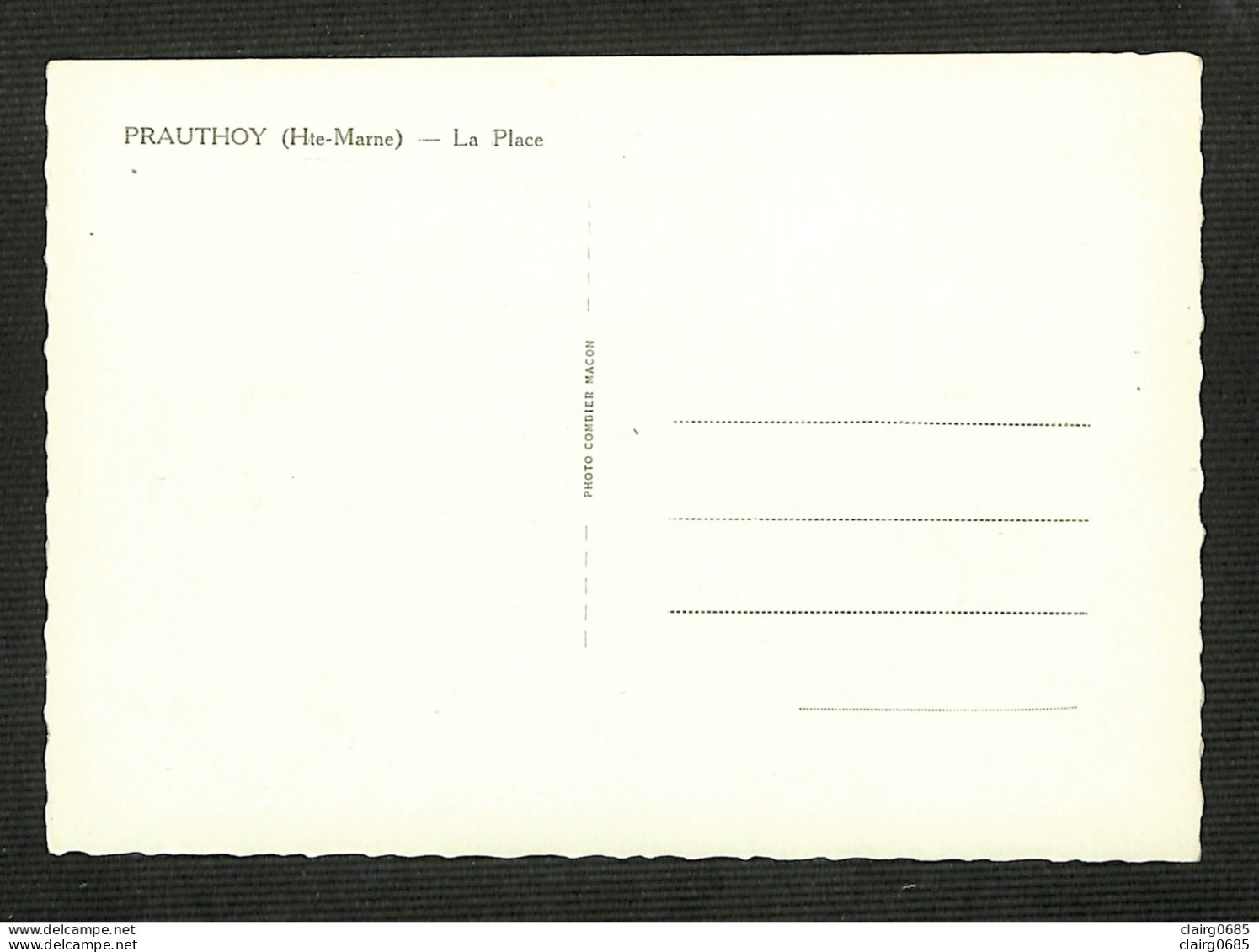 52 - PRAUTHOY - La Place - 15 X 10,5  - Prauthoy