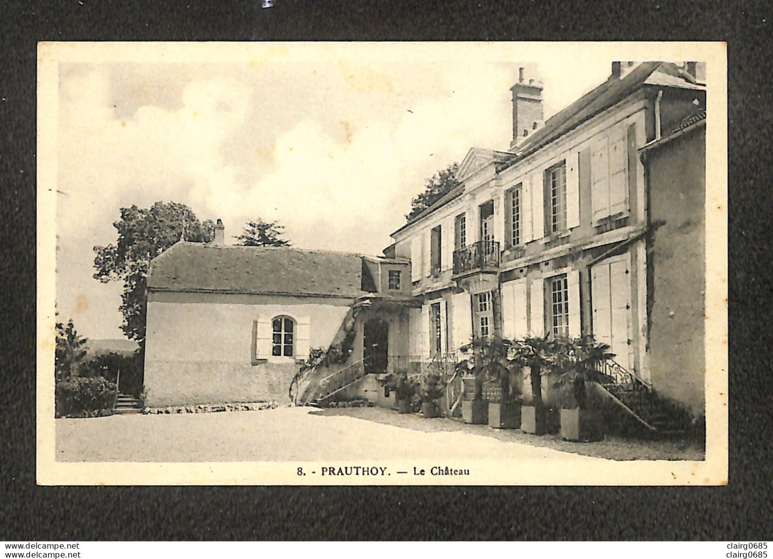 52 - PRAUTHOY - Le Château - 1939 - Prauthoy