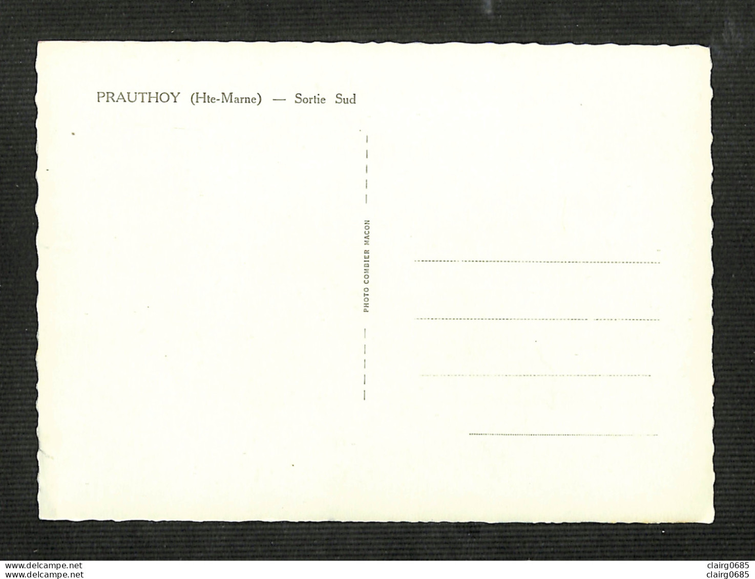 52 - PRAUTHOY - Sortie Sud - 15 X 10,5 - RARE - Prauthoy