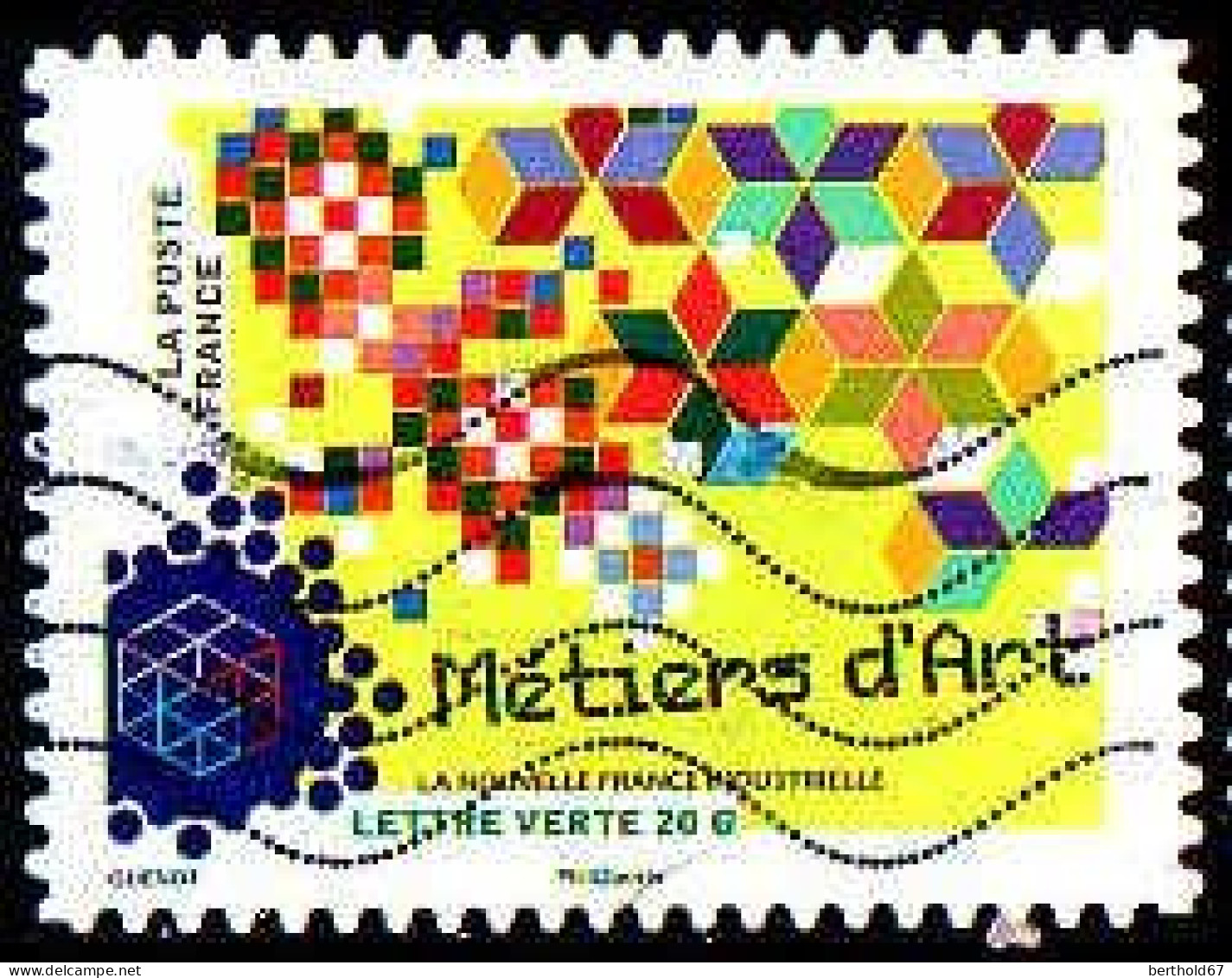 France Poste AA Obl Yv:1067 Mi:6022 Métiers D'Art (Lign.Ondulées) (Thème) - Andere & Zonder Classificatie