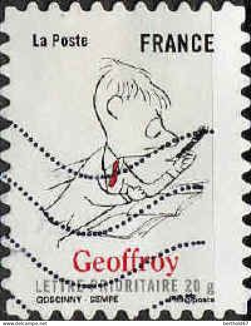 France Poste AA Obl Yv: 355 Mi:4735 Goscinny-Sempé Geoffroy (Lign.Ondulées) (Thème) - Comics