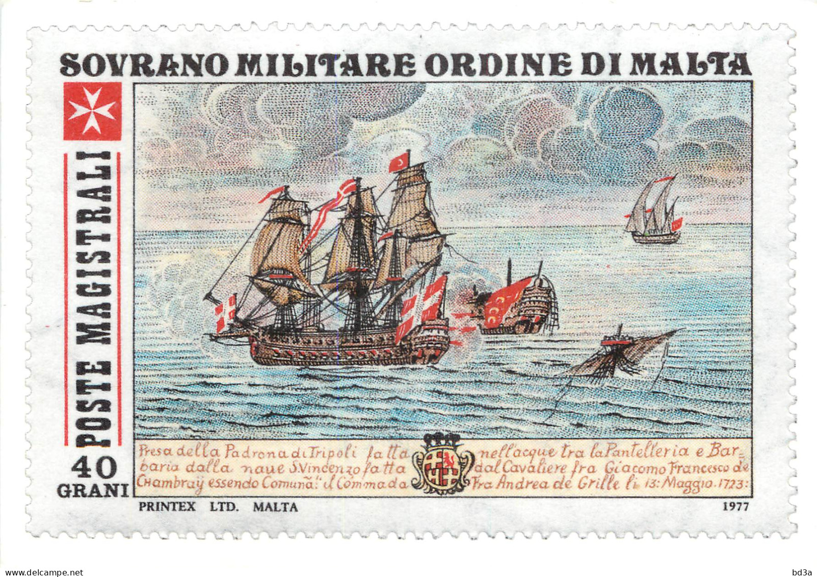  MALTE  MALTA  EMISSION PHILATHELIQUE DE L'ORDRE DE MALTE - Malte