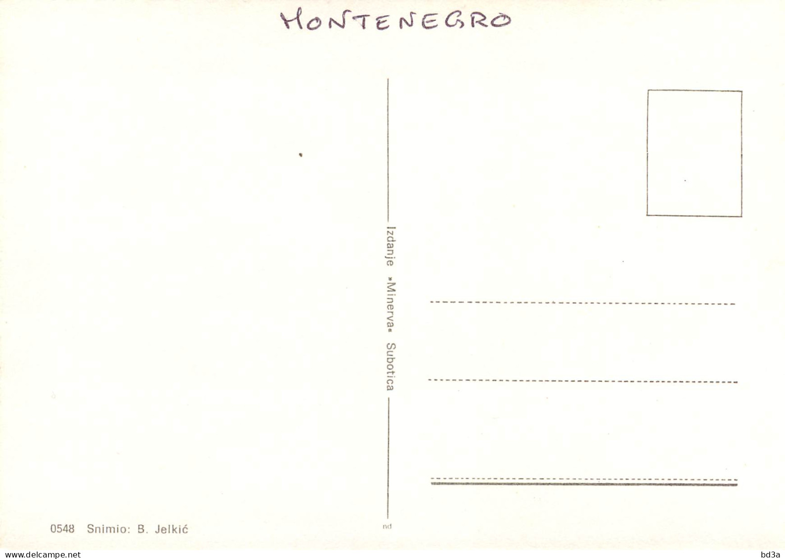  MONTENEGRO  POZDRAV IZ KOTORA - Montenegro