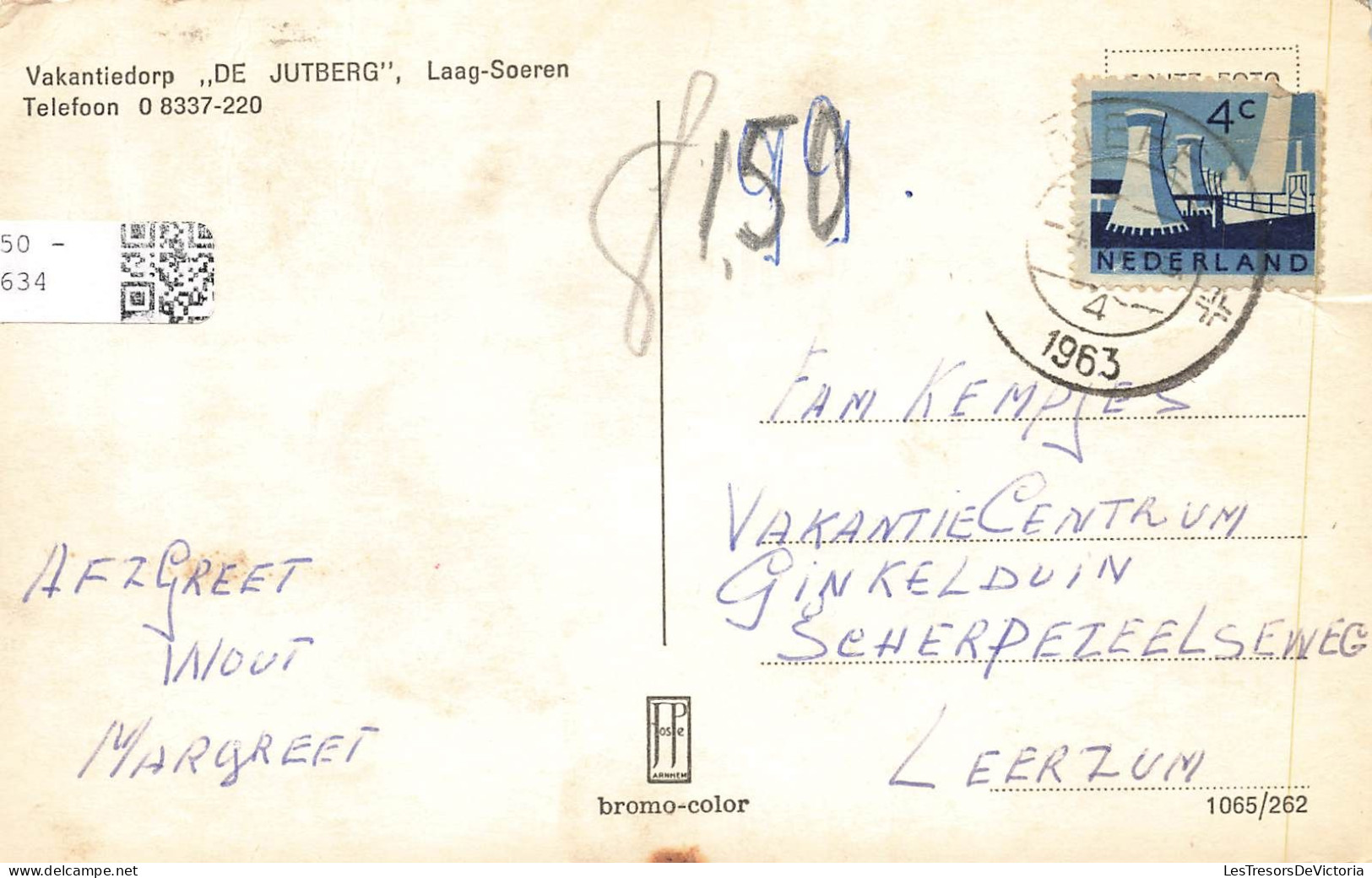 PAYS-BAS - Vakantiedorp - De JutBerg - Laag Soeren - Multi-vues De Différents Endroits - Carte Postale Ancienne - Rheden