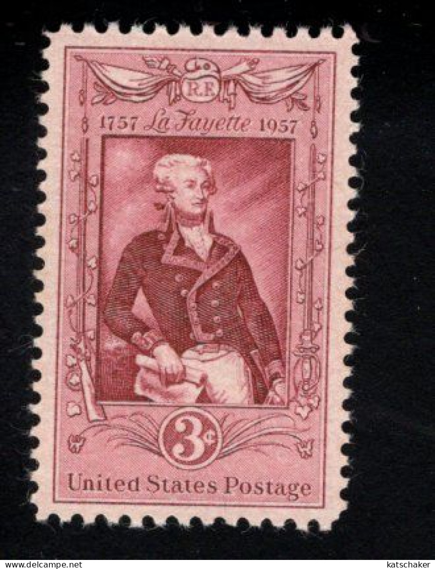 2004368888 1957 SCOTT 1097 (XX) POSTFRIS MINT NEVER HINGED  - Lafayette Bicentenary - Unused Stamps