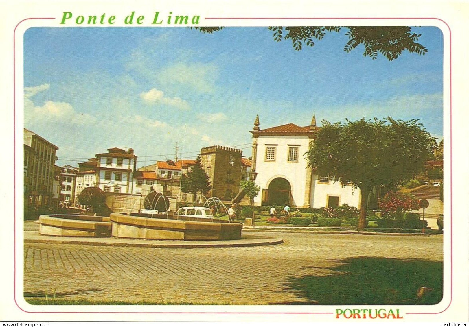 PONTE DE LIMA - Praça Da República  (2 Scans) - Viana Do Castelo