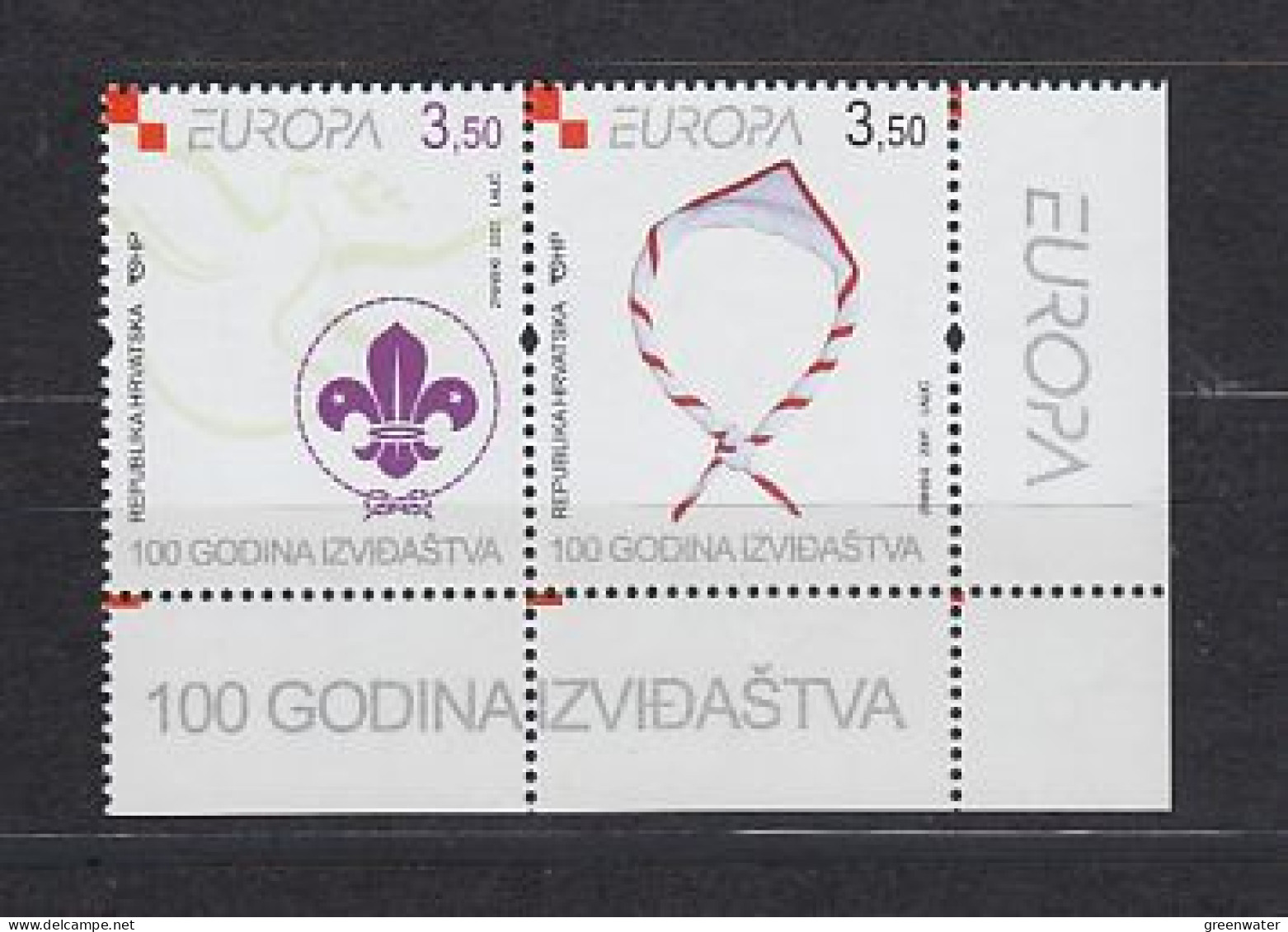 Europa Cept 2007 Croatia 2v ** Mnh (59421) - 2007